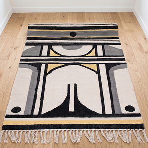 Modern NYKO MART Bohemian Geometric Pattern Eco-Friendly Cotton <b>Washable</b> Flat Weave <b>Rugs</b> for Living Room Bedroom Garden - Product Image 6