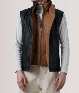 Chaqueta Unisex Casual Negra de Algodón/Poliéster con Cremallera Personalizada, Venta al por Mayor, de Alta Calidad, Moderna, para Motocicleta, Invierno, con Cuello Alto - Product Image 6