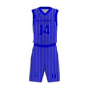 Maillots de basketball personnalisés imprimés en gros pour hommes, uniformes de basketball par sublimation grandes tailles avec logo vierge, style ensemble - Product Image 5