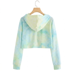 Sudadera Corta para Mujer con Tela de Felpa, Transpirable, Ropa Deportiva, Diseño Moderno - Product Image 2