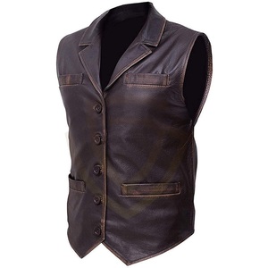Nuevos Chalecos de Cuero para Motociclistas al por Mayor, de Alta Calidad, Impermeables, Resistentes al Viento, de Mezclilla, para Invierno, en Grandes Cantidades, para Hombre - Product Image 1