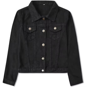 Ropa de Bebé de Alta Calidad, Chaquetas de Mezclilla de Color Sólido para Niños, Camisas de Manga Larga para Bebés, Tops con Botones de Madera, Jeans para Bebés - Product Image 1