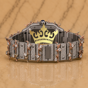 High Quality Moissanite Diamond Watch Men Full Iced Out VVS Stones Watch - Product Image 4