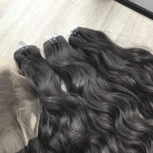 Genius Weft Luxury Super Natural Wave Cabello sedoso vietnamita Virgen cruda Cutícula Alineada Cabello Virgen - Product Image 6