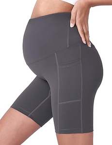 Shorts de cintura alta para mujer, shorts de ciclismo para gimnasio, control de abdomen, levantamiento de glúteos, shorts de maternidad, leggings de yoga para mujer - Product Image 5