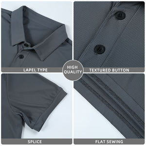 เสื้อโปโลผู้ชายแบบซับลิเมชั่น แห้งเร็ว แขนสั้น - Product Image 6