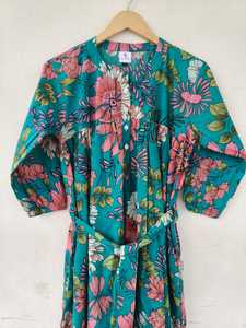 Designer 100% Pure Cotton Bohemian <b>Dress</b> for Women Fancy Floral Printed Bulk <b>Maxi</b> <b>Dress</b> Fit and Flare Casual Beachwear Outfits - Product Image 6