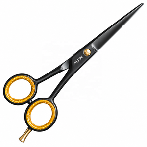 Tijeras de Peluquería MJW de 6.5 Pulgadas (16.5 cm), Negras, para Diestros, Rectas, para Salón de Belleza, Tijeras de Corte para Estilizar el Cabello - Product Image 2