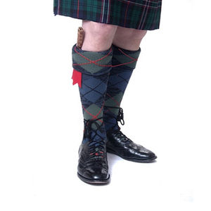 Chaussettes de kilt écossais professionnelles, nouveau design, tricotées sur mesure pour hommes, longueur intégrale, très vendues - Product Image 1