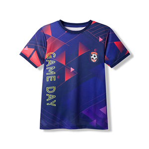 Camiseta de Fútbol para Niños, Personalizada por Sublimación, Manga Corta, Uniforme Deportivo, Ropa Deportiva Infantil, Camisetas Unisex - Product Image 1