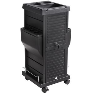 Carrito de Peluquería con Cerradura y 6 Cajones Extraíbles, Organizador de Herramientas de Peluquería de Plástico para Estilistas - Product Image 2