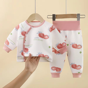 100% Cotton Baby Clothes New Cartoon High Quality Baby Clothes Pajamas 2pcs Set Soft Kids Clothing Wholesale Pajamas Sets - Product Image 2