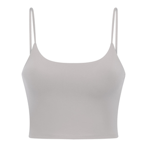 Débardeur décontracté rose pour femme, tricoté, couleur unie, respirant, extensible, coupe ample, col rond, pour l'été - Product Image 2