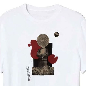 T-shirts pour hommes en coton peigné 100% personnalisés avec impression sérigraphique, style streetwear, mode estivale, haute qualité, légers, vente en gros, pas cher - Product Image 3