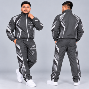 Conjunto Deportivo Personalizado para Hombre, Chaqueta Cortavientos y Pantalones Jogger de Nailon, 2 Piezas, Ropa Deportiva para Correr y Entrenar, Directo de Fábrica OEM ODM - Product Image 2