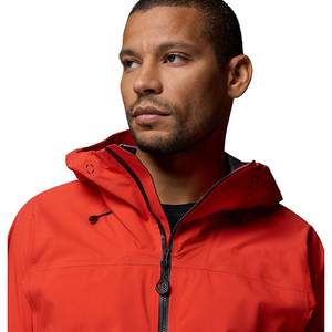 <b>Men</b> Urban <b>Rain</b> <b>Jacket</b> Water Resistant Hooded Windbreaker <b>Lightweight</b> Outdoor Casual Travel Shell Custom OEM Private Label - Product Image 3