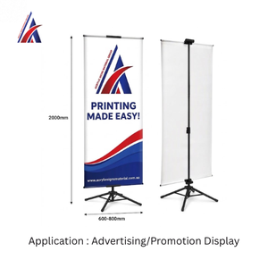 Meilleure Vente Excellent Support de Bannière à 4 Pieds 600mm 800mm x 2000mm Cadre de Présentation pour Expositions et Supermarchés - Product Image 3