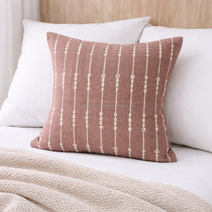 Premium Cotton Woven Pillow Sham for Bedroom Living Room Decor Handloom Woven Cushion <b>Cover</b> Soft Durable Pillowshams - Product Image 6