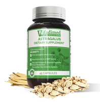 Vifadimed Astragalus, Suplemento Dietético para Adultos, Refuerzo Inmunológico, No Apto para Mujeres Embarazadas, 45 Cápsulas