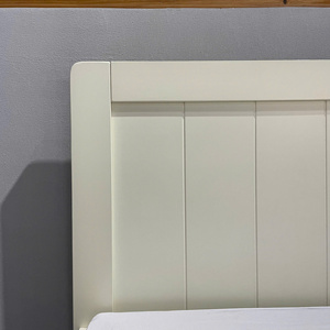 Lit de rangement en bois massif de style moderne et épuré, mobilier élégant pour la maison, chambre principale et location - Product Image 6