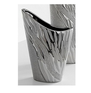 Cast Aluminum Vase Elegant Tabletop Decoration for Sophisticated Home Styling and Decorative Arrangements - Product Image 2