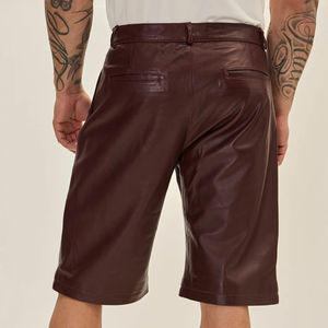 genuine <b>leather</b> <b>shorts</b> men casual wear <b>leather</b> <b>shorts</b> <b>women</b> fashion style premium modern design real <b>leather</b> <b>shorts</b> - Product Image 2