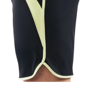 Shorts de bain pour hommes, noir et vert lime, séchage rapide, avec cordon de serrage, pour la plage, la natation et les sports nautiques, vêtements de performance - Product Image 6