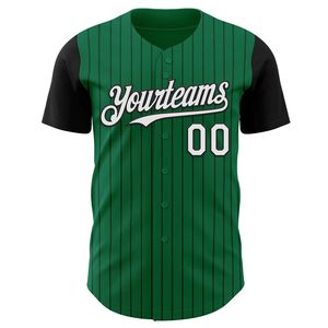 Camiseta de Béisbol OEM Transpirable de Dos Tonos con Botones, Manga Corta, Estampada, 100% Poliéster, Verano, Unisex - Product Image 2