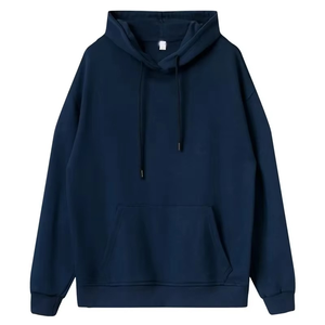 Sweat-shirt à capuche unisexe en polyester de qualité supérieure, coupe ample, écologique, avec logo personnalisé en tissu tissé pour le printemps – Vente en gros - Product Image 4