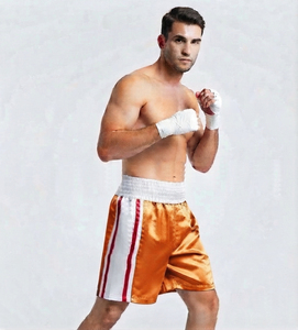 Unisex Boxing <b>Shorts</b> <b>3</b> Inseam <b>4</b> Elastic Quick Dry Shrink-Proof Front Logo Martial Arts MMA Grappling Rushguard Wrestling Wear - Product Image 4