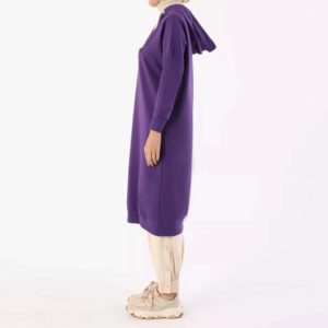 Modest Sportswear for Women 2-Piece Set Solid Long Sleeve Sweatshirt with <b>Islamic</b> Fashion Gym <b>Clothing</b> UPF50+ Lightweight - Product Image 2
