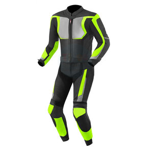 Traje de Motocicleta Personalizado con Logotipo, Transpirable, Impermeable, de Cuero, Cómodo, Ligero, de Cuero Genuino, Venta al Por Mayor - Product Image 1