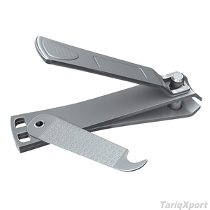Coupe-ongles professionnel de luxe en acier inoxydable, lames courbes/droites, ouverture large, coupe-ongles pour doigts et orteils - Product Image 3