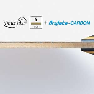 PROMO sur la lame de tennis de table Dima Ovtcharov Innerforce ALC 37091 37094 158x152mm 89g FL ST en Arylate Carbon Innerfiber - Product Image 6