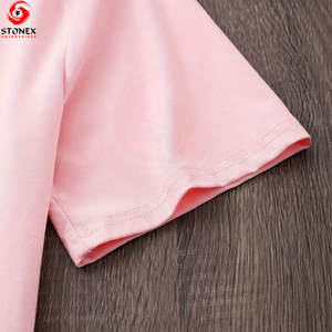 Camiseta Corta de Moda Casual Ecológica Vintage para Mujer, Personalizada con Logotipo, Venta Caliente - Product Image 3