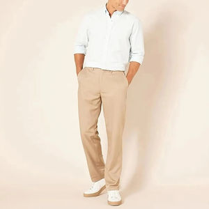 Pantalon de travail décontracté pour homme, pantalon habillé décontracté, pantalon de bureau élégant pour tous les jours, pantalon habillé classique et formel pour homme - Product Image 4