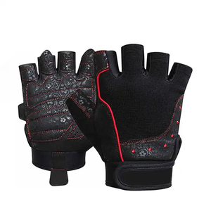 Gym <b>Gloves</b> Unisex Microfiber Half-Finger <b>Fingerless</b> Lightweight Strong Grip Weight Lifting Gym <b>Gloves</b> for Closure With OEM - Product Image 5