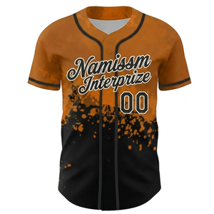 Maillot de baseball unisexe pour adultes, sublimation, impression de logo personnalisé, manches courtes, tissu confortable, design tendance USA Europe Market Top - Product Image 5
