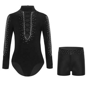 Tenue de danse sur scène pour enfants de 6 à 16 ans, vêtements d'entraînement de patinage artistique pour garçons, vêtements de gymnastique, justaucorps de danse - Product Image 3