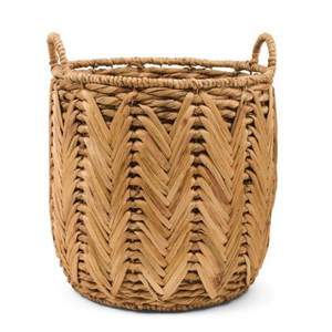 Cesta Decorativa Moderna de Jacinto de Agua Hecha a Mano, Multifuncional, Colores Personalizados para Organización y Almacenamiento del Hogar - Product Image 1