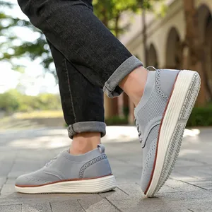 Nouvelles baskets décontractées pour hommes, légères et confortables, respirantes, en maille, à semelle souple, idéales pour la marche et le jogging en été - Product Image 3
