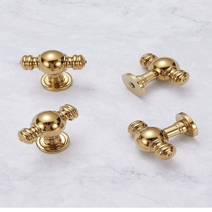 <b>Knob</b> With Boll & Rectangle Brush Brass Customizable With Passage Privacy Bar drawer <b>knobs</b> with metal - Product Image 2