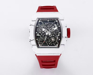 Exquisite, Romantic and Luxurious Carbon Fiber Rubber Strap Sports Business Travel Skeletonized Automatic <b>Mechanical</b> Men's <b>Watch</b> - Product Image 1