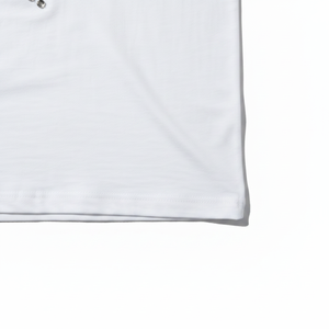 Camiseta de hombre de alta calidad, 100% algodón, corte holgado, manga corta, con pedrería, precio bajo, transpirable y ligera. - Product Image 4