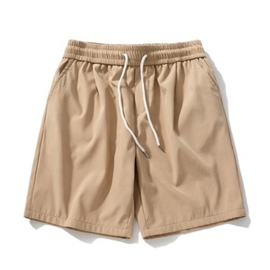Men's Daily Running Shorts 100% Cotton Anti-UV & Breathable Mid Waist Drawstring Closure Hip Hop Style - Product Image 5