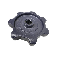 Nuevo para Kubota 5T081 1649 0, rueda motriz de hierro, uso doméstico, cosechadora, repuestos, componentes de Tractor