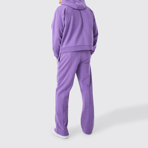 Survêtements de sport personnalisables avec logo imprimé pour hommes, style évasé avec fermeture éclair, faible MOQ, dernière tendance, respirants, en vente - Product Image 2