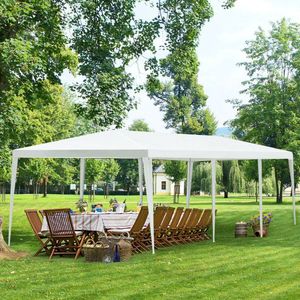 10 X 30 Feet Wedding & Party Gazebo <b>Canopy</b> <b>Tent</b> with Connection Stakes and Wind Ropes - Product Image 2