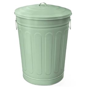 Poubelle décorative ronde polie pour la maison, design tendance, taille personnalisée, poubelle intérieure - Product Image 1