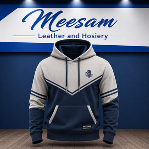 Sweat-shirt à capuche pour homme, design color block, respirant, coupe classique, vêtement décontracté d'automne avec poche avant et logo - Product Image 1
